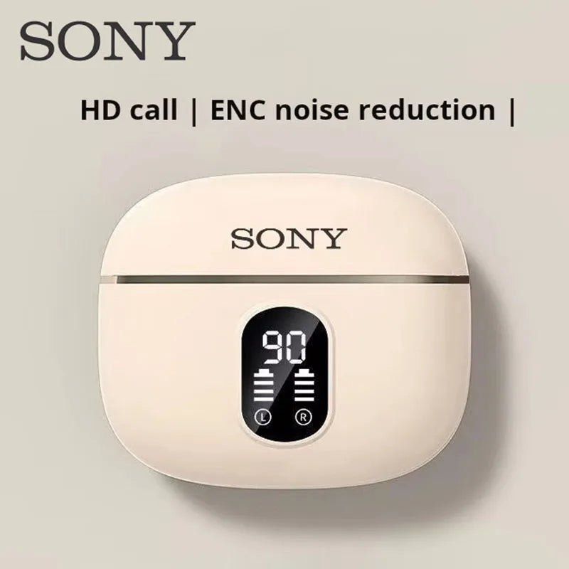 Sony True Wireless Earphone HIFI Stereo Sound ENC Bluetooth Headphones Power Display Earbuds For IPhone Samsung Headset Cable