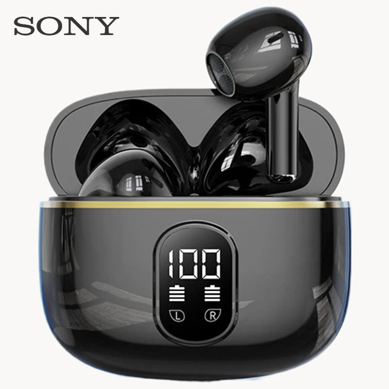 Sony True Wireless Earphone HIFI Stereo Sound ENC Bluetooth Headphones Power Display Earbuds For IPhone Samsung Headset Cable